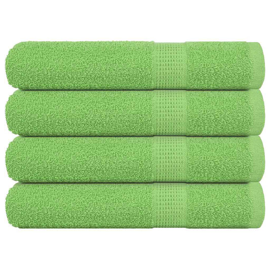 vidaXL Sauna Towels "FROGN" 4 pcs Apple Green 80x200 cm 360 gsm
