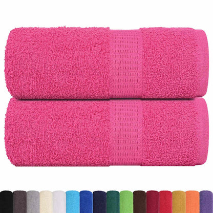 vidaXL Soap Towels 2 pcs Pink 30x30 cm 360 gsm 100% Cotton