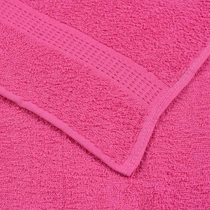 vidaXL Soap Towels 2 pcs Pink 30x30 cm 360 gsm 100% Cotton