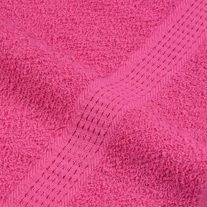 vidaXL Bath Towels 2 pcs Pink 100x150 cm 360 gsm 100% Cotton