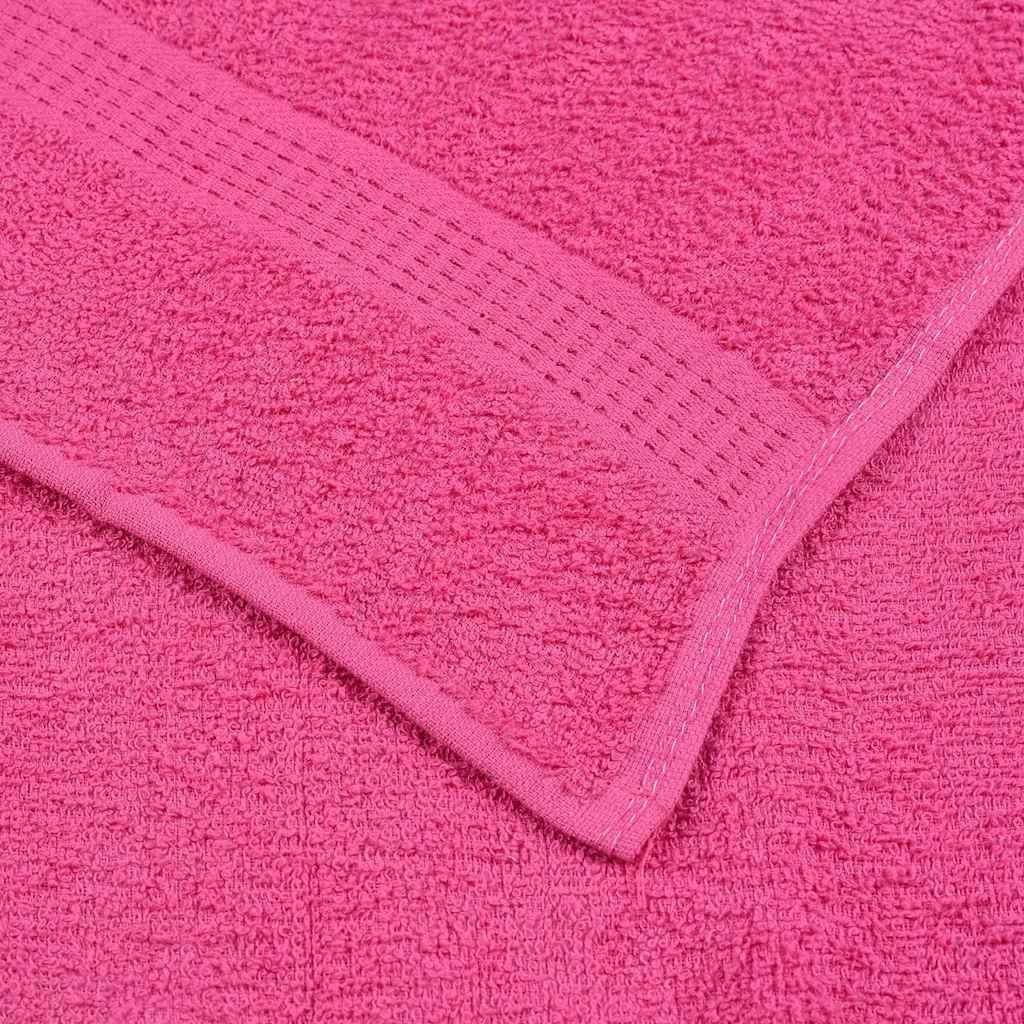 vidaXL Towels "FROGN" 4 pcs Pink 100x200 cm 360 gsm