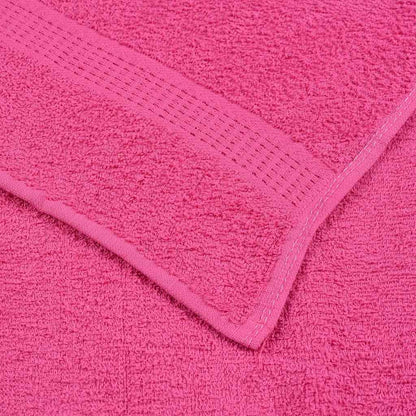 vidaXL Towels "FROGN" 4 pcs Pink 100x200 cm 360 gsm