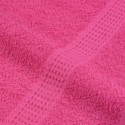vidaXL Towels "FROGN" 10 pcs Pink 100x200 cm 360 gsm