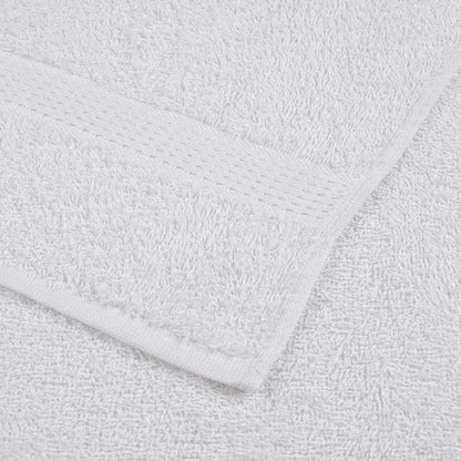 vidaXL 8 Piece Towel Set "FROGN" White 360 gsm
