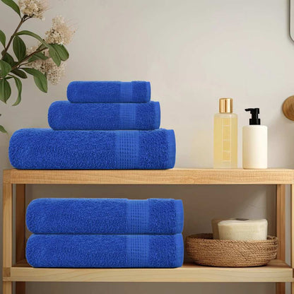 vidaXL 8 Piece Towel Set "FROGN" Blue 360 gsm
