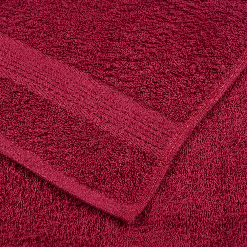 vidaXL 8 Piece Towel Set "FROGN" Bordeaux 360 gsm