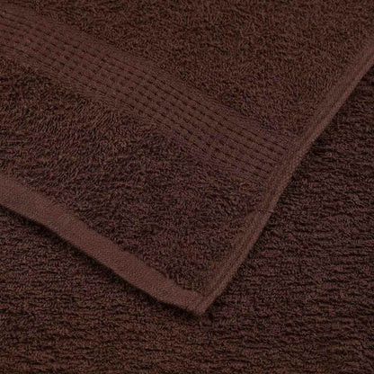 vidaXL 8 Piece Towel Set "FROGN" Brown 360 gsm
