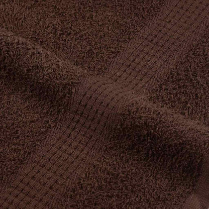 vidaXL 8 Piece Towel Set "FROGN" Brown 360 gsm