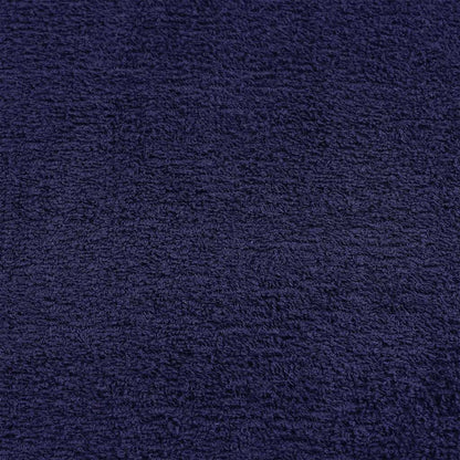 vidaXL 8 Piece Towel Set "FROGN" Navy Blue 360 gsm