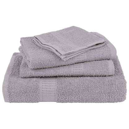 vidaXL 8 Piece Towel Set "FROGN" Grey 360 gsm