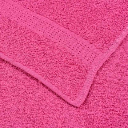 vidaXL 8 Piece Towel Set "FROGN" Pink 360 gsm
