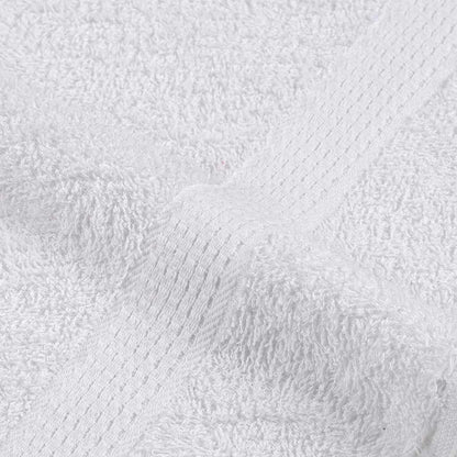vidaXL 6 Piece Towel Set "FROGN" White 360 gsm