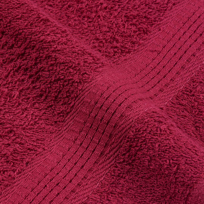 vidaXL 6 Piece Towel Set "FROGN" Bordeaux 360 gsm