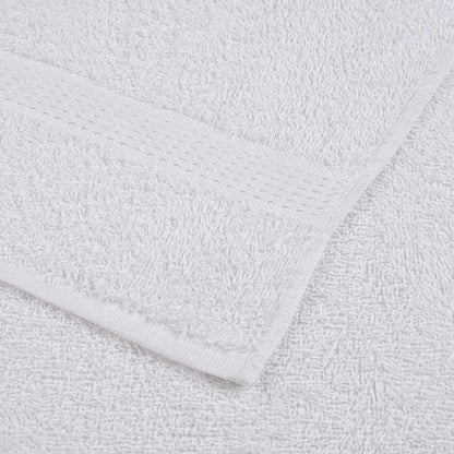 vidaXL 12 Piece Towel Set "FROGN" White 360 gsm
