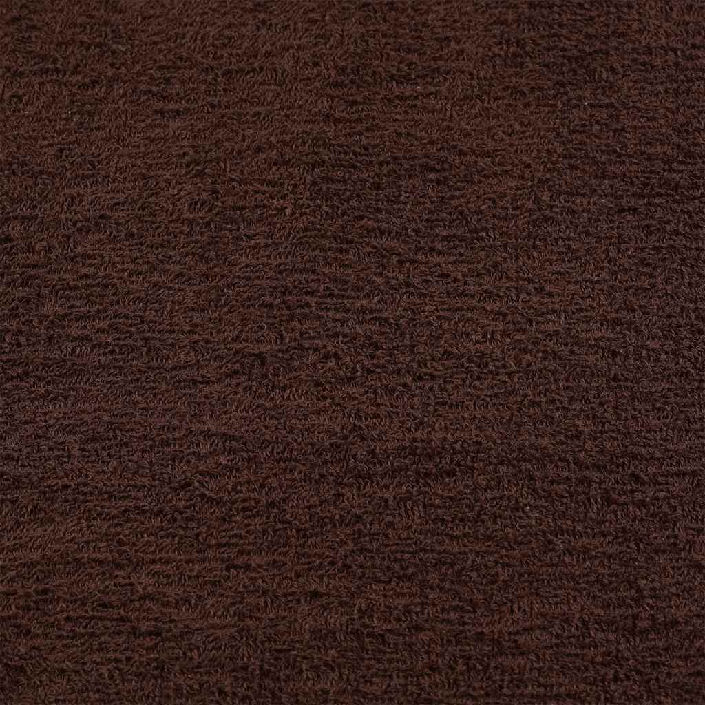 vidaXL 12 Piece Towel Set "FROGN" Brown 360 gsm