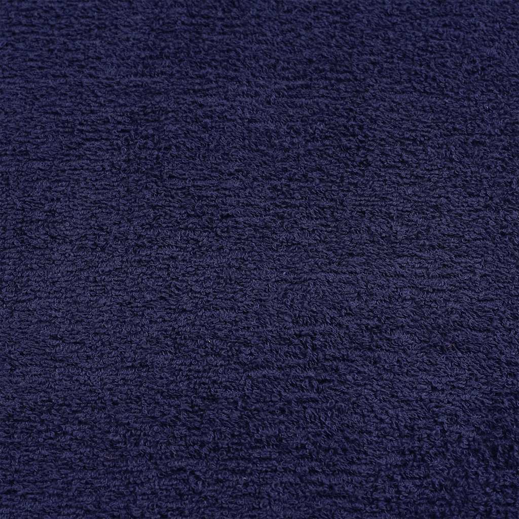 vidaXL 12 Piece Towel Set "FROGN" Navy Blue 360 gsm