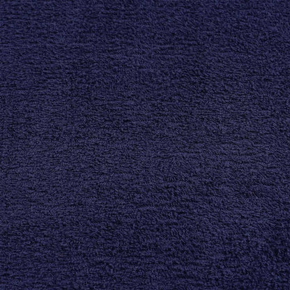 vidaXL 12 Piece Towel Set "FROGN" Navy Blue 360 gsm