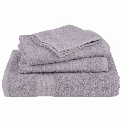 vidaXL 12 Piece Towel Set "FROGN" Grey 360 gsm