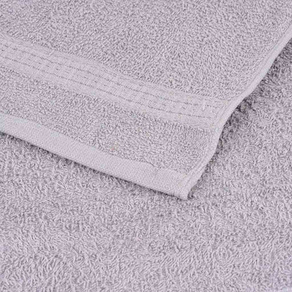vidaXL 12 Piece Towel Set "FROGN" Grey 360 gsm