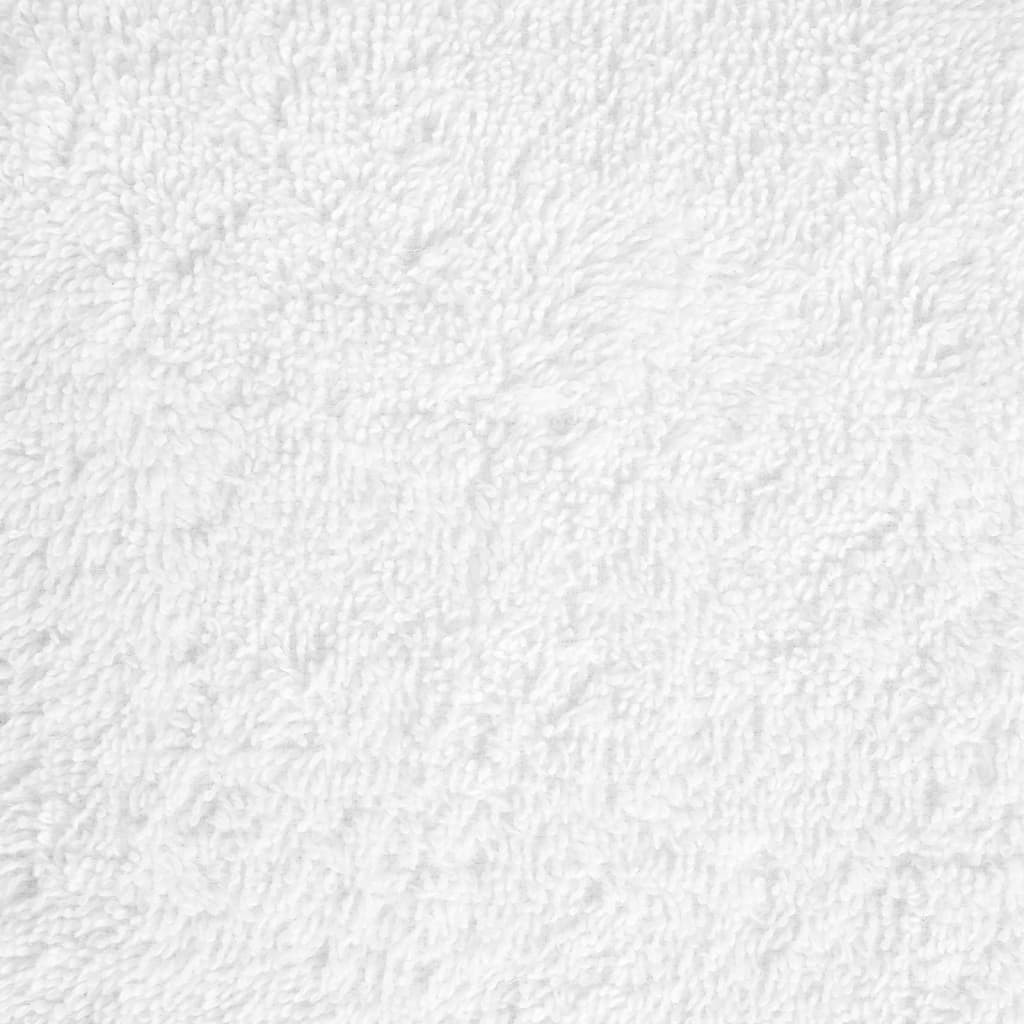 vidaXL Premium Wash Towels "SOLUND" 50 pcs White 30x30 cm 600 gsm