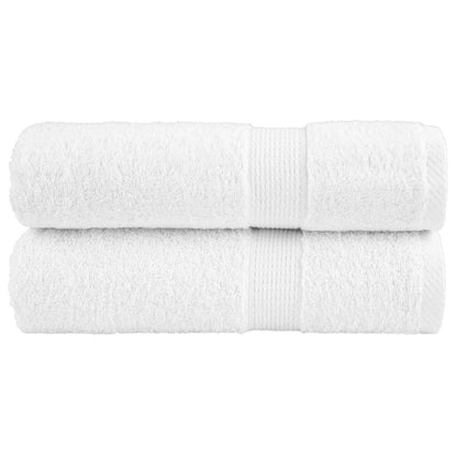 vidaXL Premium Hand Towels SOLUND 2pcs White 50x100cm 600gsm
