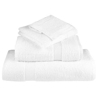 vidaXL Premium Shower Towels "SOLUND" 2 pcs White 70x140 cm 600 gsm