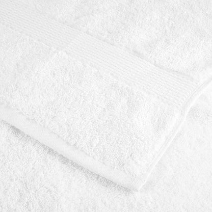 vidaXL Premium Shower Towels "SOLUND" 2 pcs White 70x140 cm 600 gsm