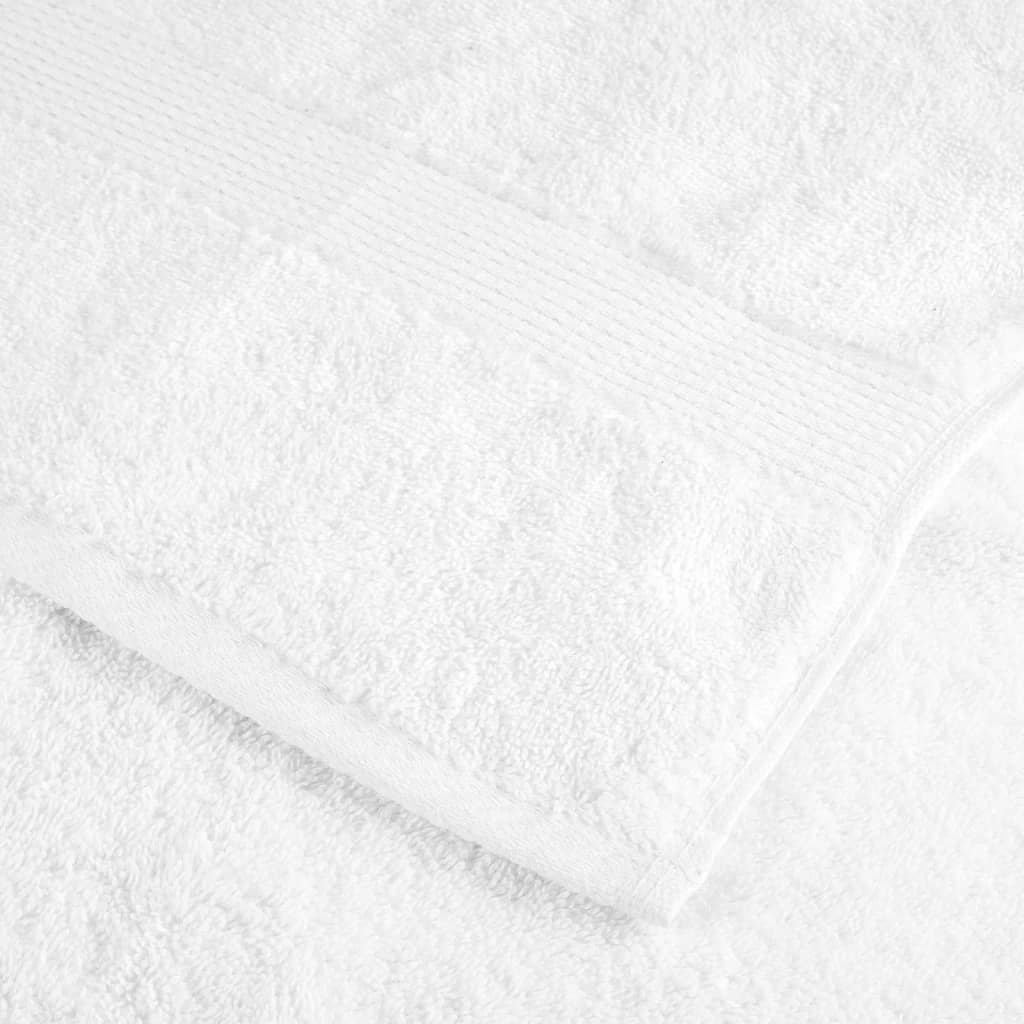 vidaXL Premium Bath Towels "SOLUND" 4 pcs White 100x150 cm 600 gsm