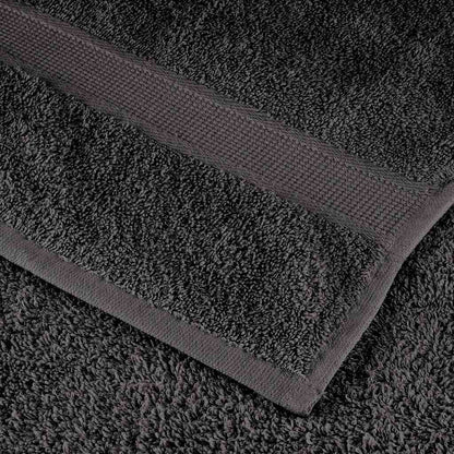 vidaXL Guest Towel SOLUND 4 pcs Anthracite 15 x 21 cm 550 gsm