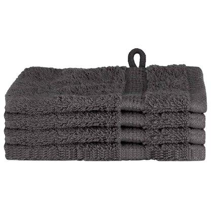 vidaXL Guest Towel SOLUND 4 pcs Anthracite 15 x 21 cm 550 gsm