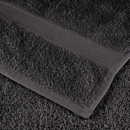 vidaXL Premium Hand Towels "SOLUND" 4 pcs Anthracite 50x100 cm 600 gsm