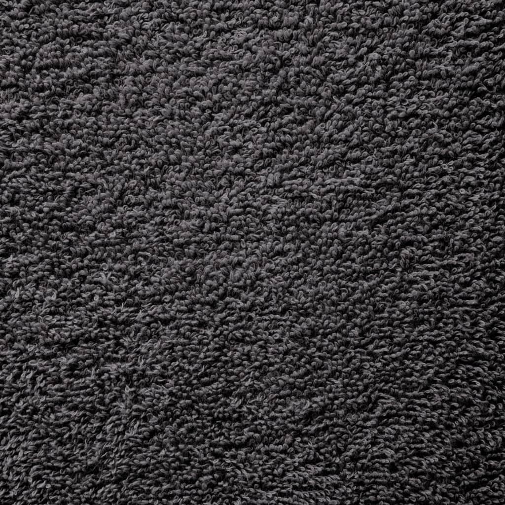 vidaXL Premium Shower Towels "SOLUND" 25 pcs Anthracite 70x140 cm 600 gsm