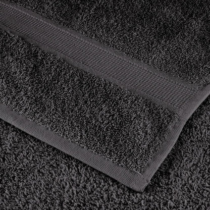 vidaXL Premium Bath Towels "SOLUND" 4 pcs Anthracite 100x150 cm 600 gsm