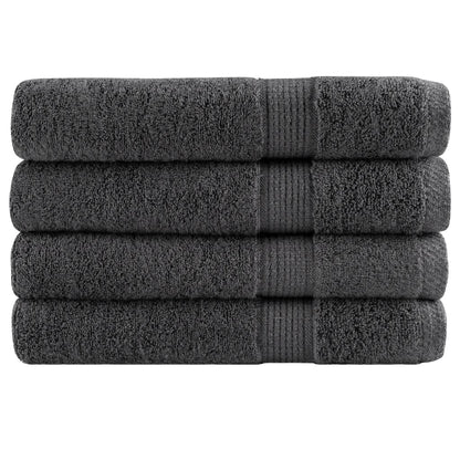 vidaXL Premium Sauna Towels SOLUND 4pcs Anthracite 80x200cm 600gsm