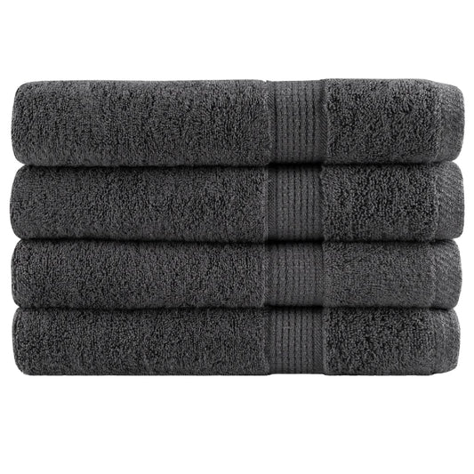 vidaXL Premium Sauna Towels SOLUND 4pcs Anthracite 80x200cm 600gsm