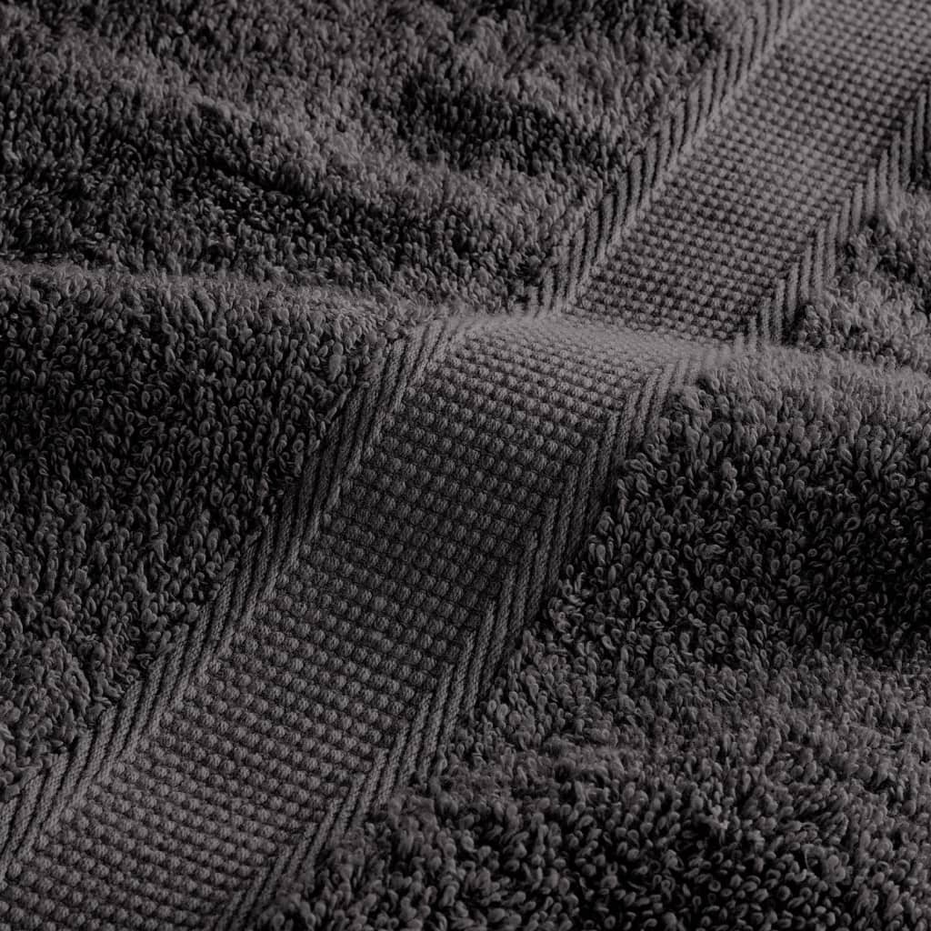 vidaXL Premium Sauna Towels SOLUND 4pcs Anthracite 80x200cm 600gsm