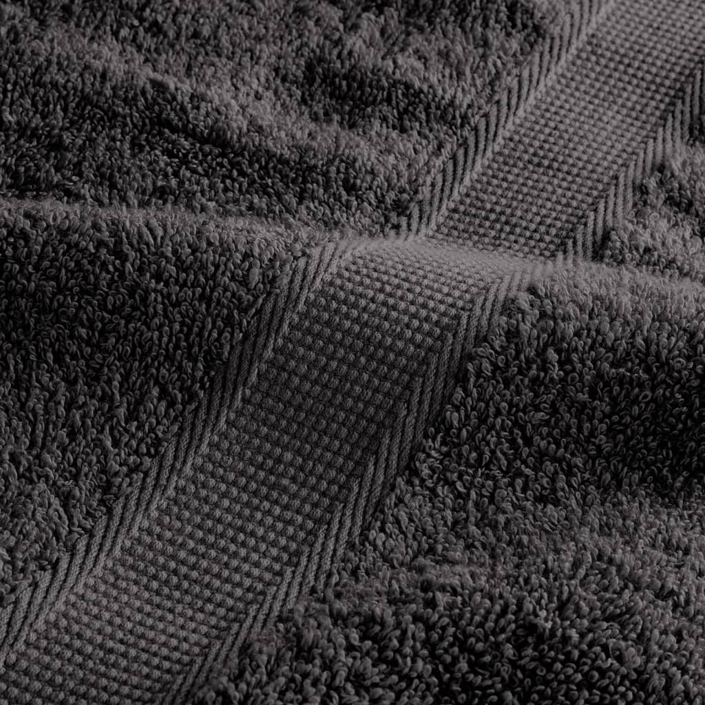 vidaXL Premium Sauna Towels SOLUND 10pcs Anthracite 80x200cm 600gsm