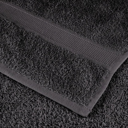 vidaXL Premium Towels "SOLUND" 2 pcs Anthracite 100x200 cm 600 gsm