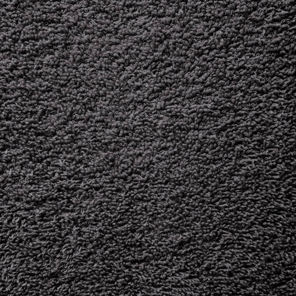 vidaXL Premium Towels "SOLUND" 2 pcs Anthracite 100x200 cm 600 gsm