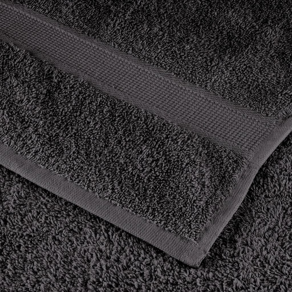 vidaXL Premium Towels "SOLUND" 4 pcs Anthracite 100x200 cm 600 gsm