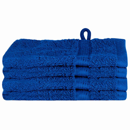 vidaXL Guest Towel SOLUND 4 pcs Blue 15 x 21 cm 550 gsm