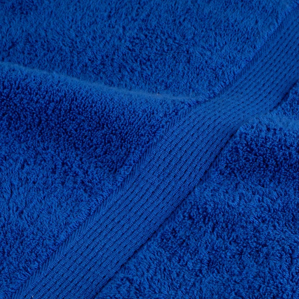 vidaXL Premium Guest Towels "SOLUND" 4 pcs Blue 30x50 cm 600 gsm