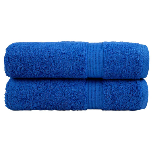 vidaXL Premium Shower Towels "SOLUND" 2 pcs Blue 70x140 cm 600 gsm