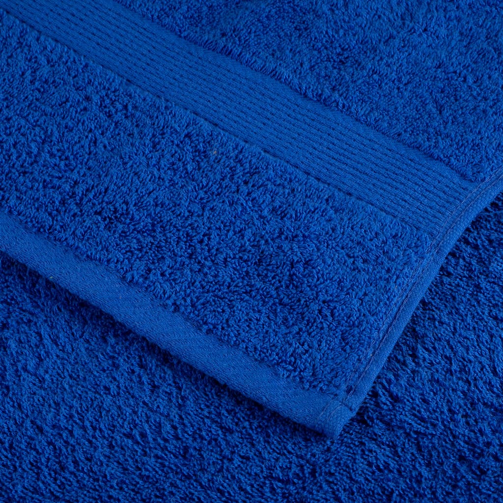 vidaXL Premium Bath Towels "SOLUND" 4 pcs Blue 100x150 cm 600 gsm