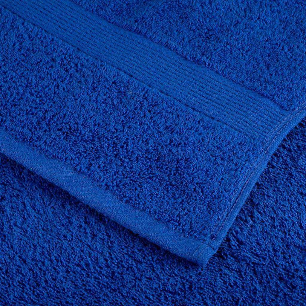vidaXL Premium Sauna Towels "SOLUND" 2 pcs Blue 80x200 cm 600 gsm