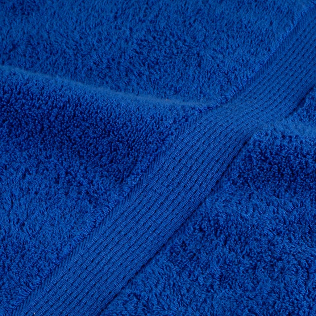 vidaXL Premium Towels "SOLUND" 2 pcs Blue 100x200 cm 600 gsm