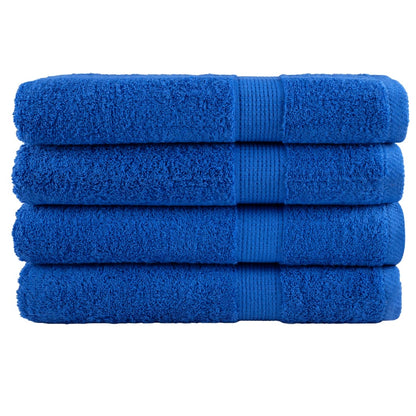 vidaXL Premium Towels SOLUND 4pcs Blue 100x200cm 600gsm
