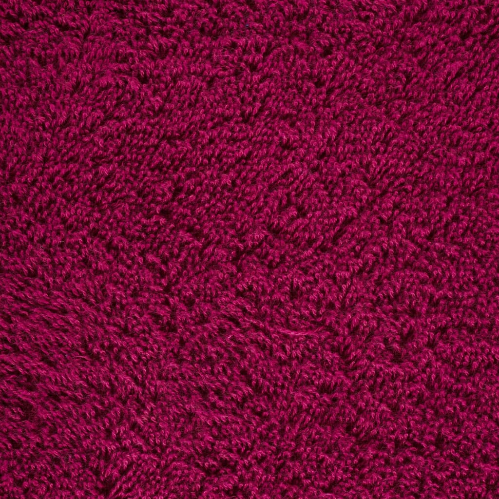 vidaXL Premium Wash Towels "SOLUND" 10 pcs Bordeaux 30x30 cm 600 gsm