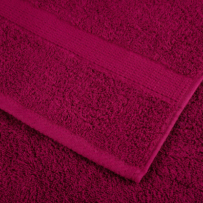 vidaXL Premium Hand Towels "SOLUND" 2 pcs Bordeaux 50x100 cm 600 gsm