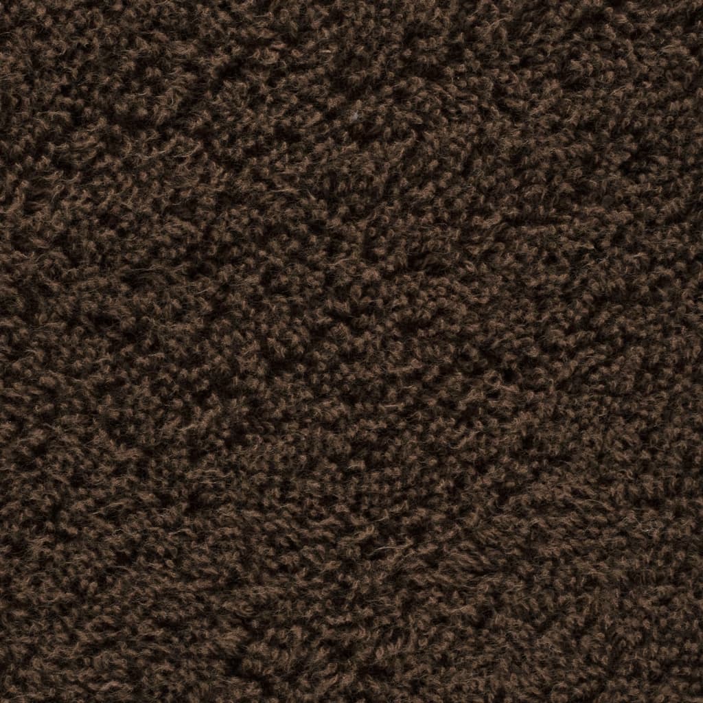 vidaXL Premium Wash Towels "SOLUND" 4 pcs Brown 30x30 cm 600 gsm